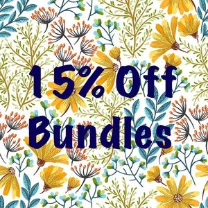 15% Off Bundles of 2 or More Items